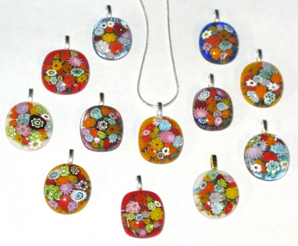 Photo of flower pendants collection